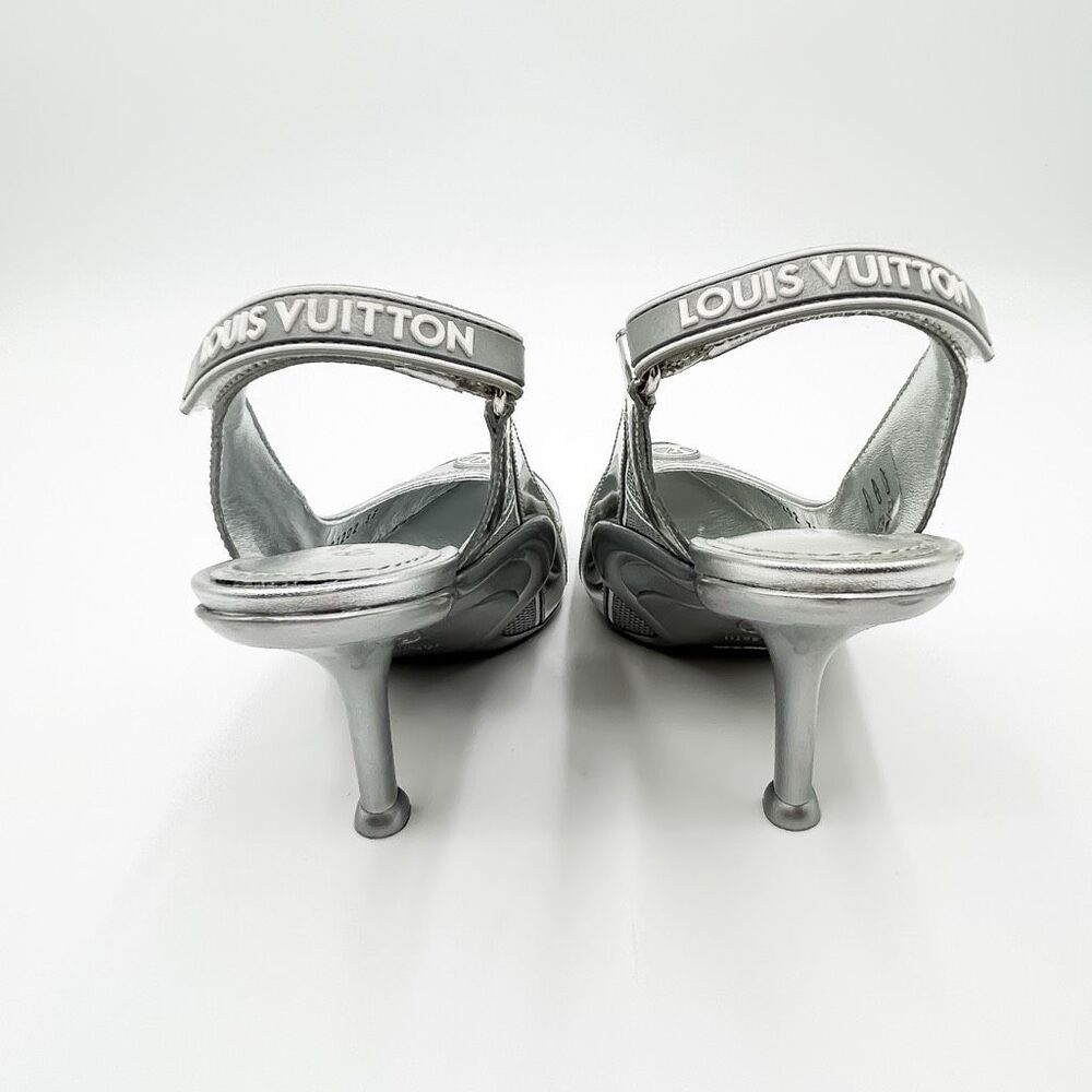 Louis Vuitton LV Monogram Archlight Heels Slingback Pumps EU 37 US 7 - Picture 5 of 16